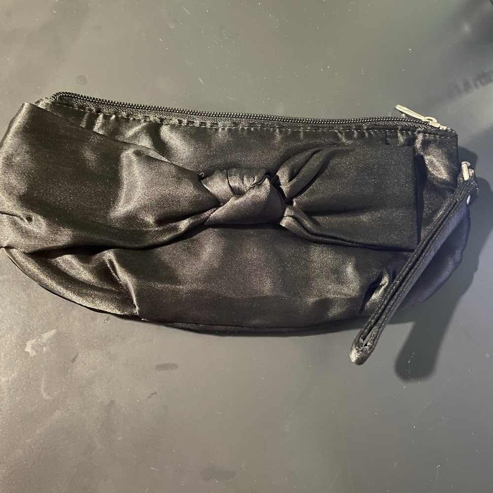 Black Satin Clutch